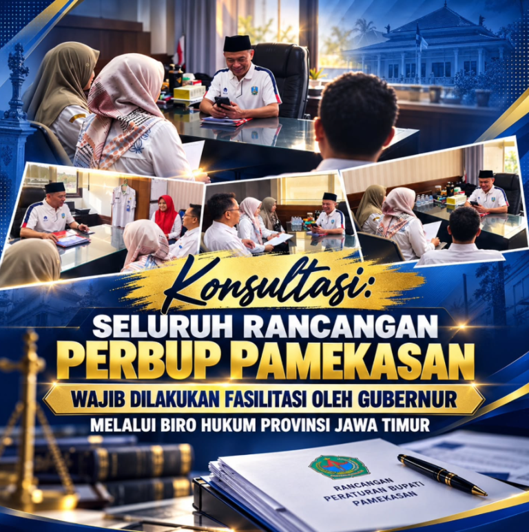 Konsultasi : Rancangan Peraturan Bupati Wajib Dilakukan Fasilitasi oleh Gubernur